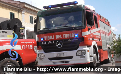 Mercedes-Benz Actros 1841 II serie
Vigili del Fuoco
 Comando Provinciale di Livorno
Distaccamento Permanente di Piombino
AutoPompaSerbatoio Allestimento BAI
VF 22623
Parole chiave: Mercedes-Benz Actros 1841 II serie BAI Livorno Piombino