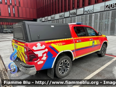 Toyota Hilux 
Grand-Duché de Luxembourg - Großherzogtum Luxemburg - Grousherzogdem Lëtzebuerg - Lussemburgo
CGDIS - Corps Grand-Ducal d'Incendie et de Secours
