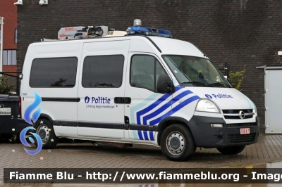 Opel Movano
Koninkrijk België - Royaume de Belgique - Königreich Belgien - Belgio
Polizia Locale Limburg Regio Hoofdstad
