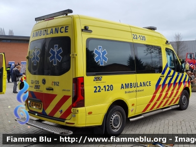 Mercedes-Benz Sprinter IV serie
Nederland - Paesi Bassi
Regionale Ambulance Voorziening (RAV) Brabant Zuidoost 
22-120
Parole chiave: Ambulance Ambulanza