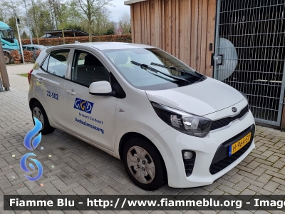 Kia Picanto
Nederland - Paesi Bassi
Regionale Ambulance Voorziening (RAV) Brabant Zuidoost 
22-502
