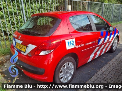 Peugeot 207 
Nederland - Netherlands - Paesi Bassi
Brandweer Regio 19 Zeeland
