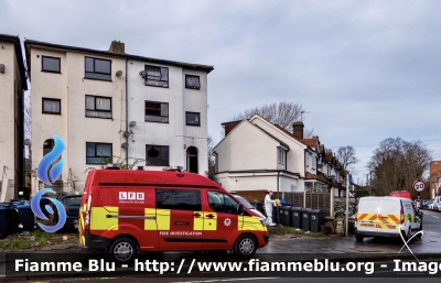 Ford Transit Custom
Great Britain - Gran Bretagna
London Fire Brigade
Fire Investigation Unit
