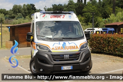 Fiat Ducato X290
Società Soccorso Pubblico Montecatini Terme (PT)
Allestita Alessi & Becagli
CODICE AUTOMEZZO: 2603
Sostituisce Fiat Ducato X250 UMS 02
Parole chiave: Fiat Ducato_X290 Ambulanza