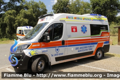 Fiat Ducato X290
Società Soccorso Pubblico Montecatini Terme (PT)
Allestita Alessi & Becagli
CODICE AUTOMEZZO: 2603
Sostituisce Fiat Ducato X250 UMS 02
Parole chiave: Fiat Ducato_X290 Ambulanza