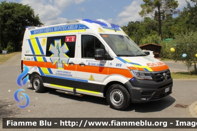 Volkswagen Crafter II Serie 
Misericordia Montecarlo (LU)
Allestito Mariani Fratelli
CODICE AUTOMEZZO: 203
Parole chiave: Volkswagen Crafter_II Serie Ambulanza