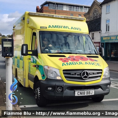 Mercedes-Benz Sprinter III serie restyle
Great Britain - Gran Bretagna
Welsh Ambulance Service NHS
Parole chiave: Ambulance Ambulanza