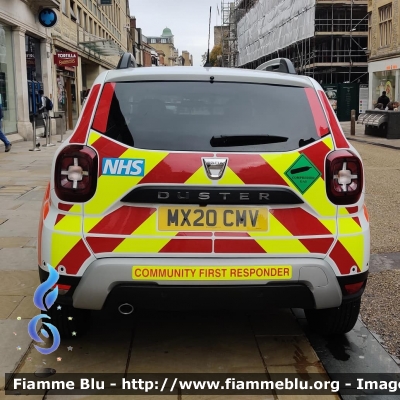 Dacia Duster
Great Britain - Gran Bretagna
South Central Ambulance Service
First Responder
