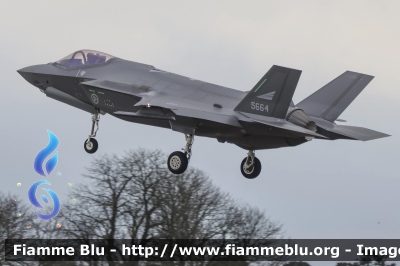 Lockheed Martin F-35 Lightning II
Kongeriket Norge - Kongeriket Noreg - Norvegia
Kongelige Norske Luftforsvaret - Aereonautica Militare Norvegese
