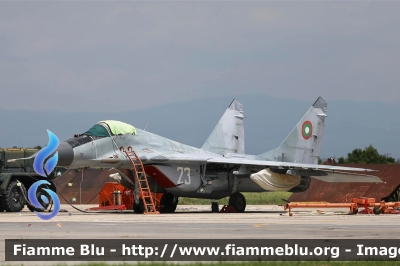 Mig 29
България - Bulgaria
Български Военновъздушни Сили - Aeronautica Militare Bulgara
