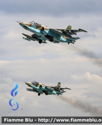 Sukhoi Su-25 Frogfoot
Azərbaycan Respublikası - Azerbaigian
Azərbaycan Hərbi Hava Qüvvələri - Azerbaijani Air Forces - Aereonautica Militare Azerbaigian
