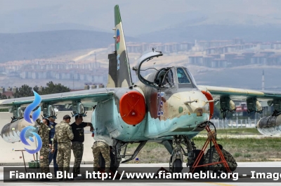 Sukhoi Su-25 Frogfoot
Azərbaycan Respublikası - Azerbaigian
Azərbaycan Hərbi Hava Qüvvələri - Azerbaijani Air Forces - Aereonautica Militare Azerbaigian
