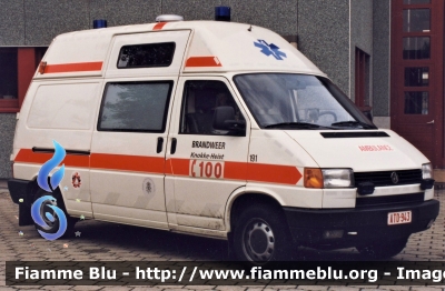 Volkswagen Transporter T4
Koninkrijk België - Royaume de Belgique - Königreich Belgien - Belgio
Brandweer Knokke-Heist
Parole chiave: Ambulanza Ambulance