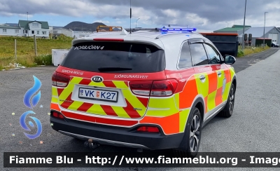 Kia Sorrento
Lýðveldið Ísland - Islanda
Björgunarsveitina Þorbjörn - Squadra di soccorso Þorbjörn
