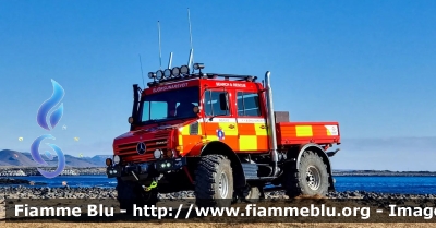 Mercedes Benza Unimog 
Lýðveldið Ísland - Islanda
Björgunarsveitinni Ísólfi - Squadra di soccorso Ísólfi
