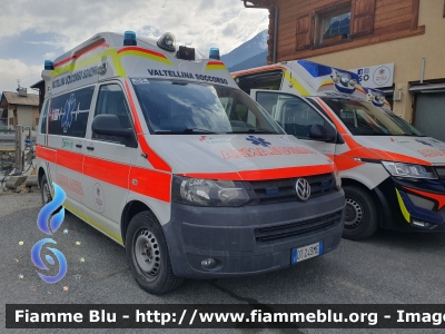 Volkswagen Transporter T5 restyle
Valtellina Soccorso ODV Sondrio (SO)
Allestimento EDM
Ex P.A. Croce Oro Sampierdarena
Parole chiave: Volkswagen T5_restyle Ambulanza