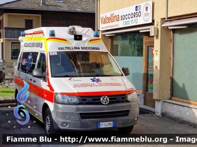 Volkswagen Transporter T5 restyle
Valtellina Soccorso ODV Sondrio (SO)
Allestimento EDM
Ex P.A. Croce Oro Sampierdarena
Parole chiave: Volkswagen T5_restyle Ambulanza