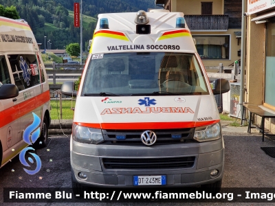 Volkswagen Transporter T5 restyle
Valtellina Soccorso ODV Sondrio (SO)
Allestimento EDM
Ex P.A. Croce Oro Sampierdarena
DT 243 ME
Parole chiave: Volkswagen T5_restyle Ambulanza