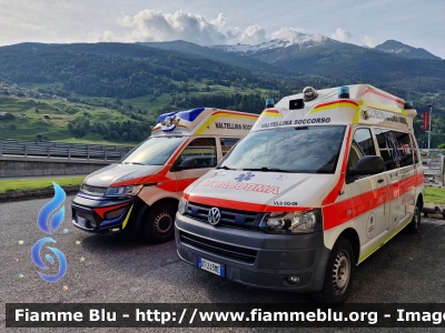 Volkswagen Transporter T5 restyle
Valtellina Soccorso ODV Sondrio (SO)
Allestimento EDM
Ex P.A. Croce Oro Sampierdarena
Parole chiave: Volkswagen T5_restyle Ambulanza