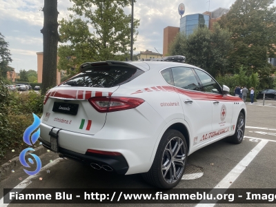 Maserati Levante 
Croce Rossa Italiana
Comitato di Modena 
Allestita da Olmedo Group

Stabilimento Maserati di Modena
Veicolo con prima livrea successivamente modificata
Parole chiave: Maserati Levante Automedica