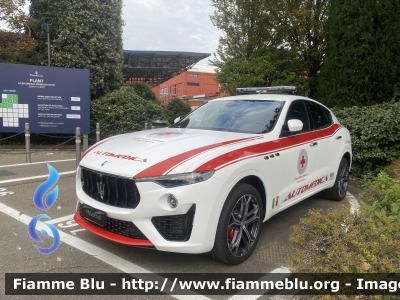 Maserati Levante 
Croce Rossa Italiana
Comitato di Modena 
Allestita da Olmedo Group

Stabilimento Maserati di Modena
Veicolo con prima livrea successivamente modificata
Parole chiave: Maserati Levante Automedica