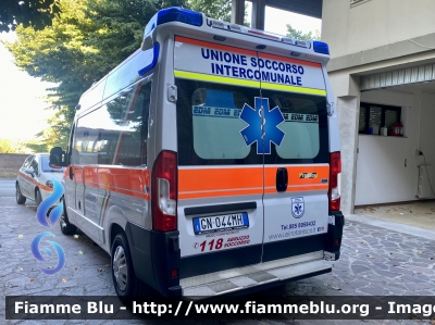 Fiat Ducato X290
Unione Soccorso Intercomunale (USI)
Ambulanza
Allestita da EDM 
Codice Automezzo: TEUS09
Parole chiave: Fiat Ducato_X290 Ambulanza