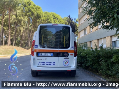 Fiat Doblò XL IV serie 
Croce Italia Ambulanze ETS (Sambuceto)
Servizi Sociali 
Allestito da Olmedo 
Codice automezzo: 27
Parole chiave: Fiat Doblò_XL_IVserie