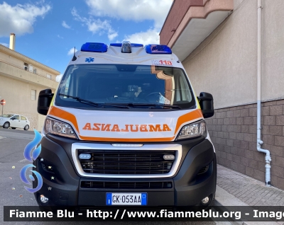 Peugeot Boxer IV serie
Sanitaservice ASL Taranto srl Unipersonale
Servizio Emergenza Territoriale 118 (SET)
Ambulanza
Allestita da EDM e Focaccia per il raggruppamento temporaneo d'impresa Focaccia/SOL
Codice automezzo: 19
Parole chiave: Peugeot Boxer_IVserie