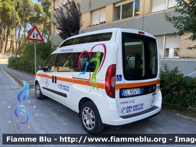 Fiat Dobló XL IV serie 
Croce Italia Ambulanze ETS (Sambuceto)
Servizi Sociali 
Allestito da Olmedo 
Codice automezzo: 27
Parole chiave: Fiat Doblò_XL_IVserie