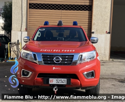 Nissan Navara IV Serie
Vigili del Fuoco
Comando Provinciale di Bari
Distaccamento di Corato
Fornitura per Regione Puglia
Veicolo finanziato dal Fondo Europeo di Sviluppo Regionale 
Modulo modello D10Fx con serbatoio da 400 litri di acqua + serbatoio da 15 litri di schiuma
Allestito da Divitec
VF 32341
Parole chiave: Nissan Navara_IV serie VF32341