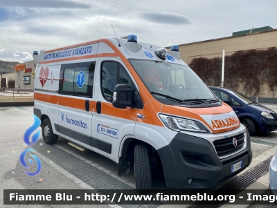 Fiat Ducato X290
Associazione Humanitas Onlus - Pescara
Ambulanza
Allestita da Mariani Fratelli
Ricondizionata da Orion Veicoli Speciali
Codice automezzo: HUM-01
Parole chiave: Fiat Ducato_X290