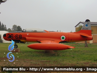 Lockheed RT-33A
Aeronautica Militare
36° Stormo
Esposto presso l'aeroporto di Gioia del Colle (BA) - 36° Stormo
36-68
MM53-5430
Parole chiave: Lockheed RT-33A MM53-5430