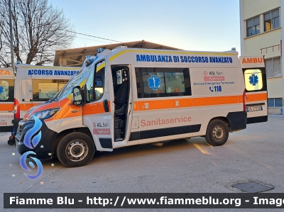 Fiat Ducato X290
Sanitaservice ASL Bari
Servizio Emergenza Territoriale 118
allestimento Orion
Parole chiave: Fiat Ducato_X290 Ambulanza