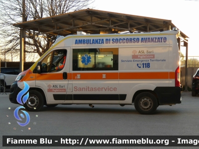 Fiat Ducato X290
Sanitaservice ASL Bari
Servizio Emergenza Territoriale 118
allestimento Orion
Parole chiave: Fiat Ducato_X290 Ambulanza