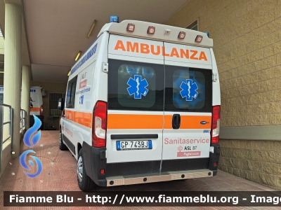 Fiat Ducato X290 restyle
Sanitaservice ASL BT
Servizio Emergenza Territoriale 118
Allestimento Orion
Parole chiave: Fiat Ducato_X290_restyle Ambulanza