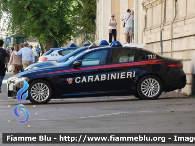 Alfa Romeo Nuova Giulia
Carabinieri
Reparto Carabinieri presso il Quirinale
Allestimento FCA
CC EE 449
Parole chiave: Alfa-Romeo Nuova Giulia CCEE449