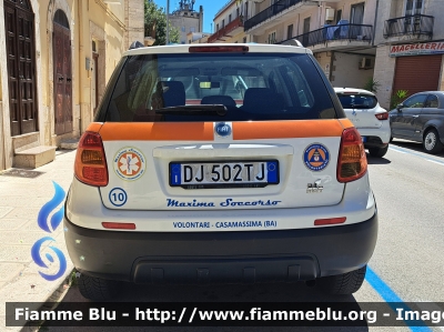 Fiat Sedici
Associazione Volontari "Maxima Soccorso"
Casamassima (BA)
Codice Automezzo: 10
Parole chiave: Fiat Sedici