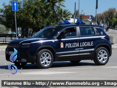 Jeep Avenger
Polizia Locale
Comune di Trani (BT)
Allestimento Futura Veicoli Speciali
Codice Automezzo: 17
POLIZIA LOCALE YA 341 AE
Parole chiave: Jeep Avenger POLIZIALOCALEYA341AE