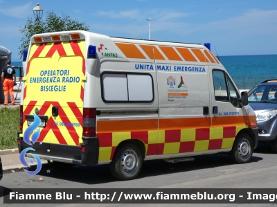 Fiat Ducato II serie
Operatori Emergenza Radio
Bisceglie (BT)
Unità Maxi Emergenze
Codice Automezzo: 70
Parole chiave: Fiat Ducato_IIserie Ambulanza