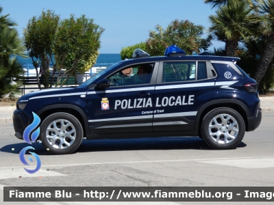 Jeep Avenger
Polizia Locale
Comune di Trani (BT)
Allestimento Futura Veicoli Speciali
Codice Automezzo: 17
POLIZIA LOCALE YA 341 AE
Parole chiave: Jeep Avenger POLIZIALOCALEYA341AE