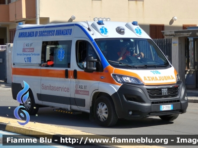 Fiat Ducato X290 restyle
Sanitaservice ASL BT
Servizio Emergenza Territoriale 118
Allestimento Orion
Parole chiave: Fiat Ducato_X290_restyle Ambulanza