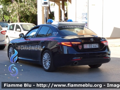 Alfa Romeo Nuova Giulia
Carabinieri
Nucleo Operativo Radiomobile
Allestimento FCA
CC EE 447
Parole chiave: Alfa-Romeo Nuova Giulia CCEE447