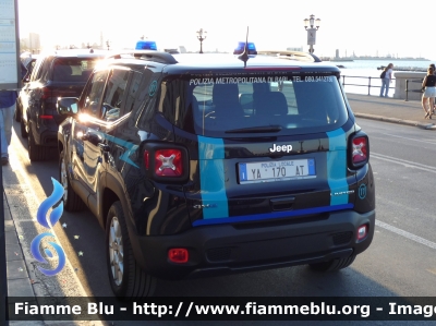 Jeep Renegade restyle 4xe
Polizia Metropolitana di Bari (BA)
(ex Polizia Provinciale)
Codice Automezzo: 11
POLIZIA LOCALE YA 170 AT
Parole chiave: Jeep Renegade_restyle_4xe POLIZIALOCALEYA170AT