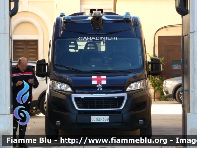 Peugeot Boxer IV serie
Carabinieri
Servizio Sanitario
Allestimento GGG Elettromeccanica
CC EC 369
Parole chiave: Peugeot Boxer_IVserie CCEC369 Ambulanza