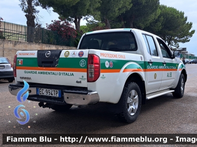 Nissan Navara III serie
Guardie Ambientali D'Italia
Sezione di Corato (BA)
Codice Automezzo: BA 07
Parole chiave: Nissan Navara_IIIserie