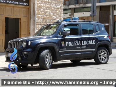 Jeep Renegade restyle 4xe
Polizia Locale
Comune di Bisceglie (BT)
Codice Automezzo: 03
Parole chiave: Jeep Renegade_restyle_4xe