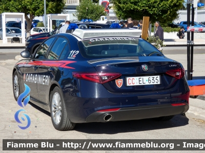 Alfa Romeo Nuova Giulia
Carabinieri
Nucleo Operativo Radiomobile
Allestimento FCA
CC EL 635
Parole chiave: Alfa-Romeo Nuova Giulia CCEL635 FieraDelLevante2024