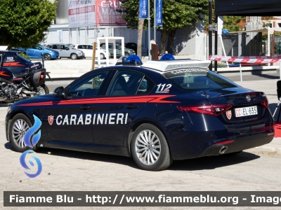 Alfa Romeo Nuova Giulia
Carabinieri
Nucleo Operativo Radiomobile
Allestimento FCA
CC EL 635
Parole chiave: Alfa-Romeo Nuova Giulia CCEL635 FieraDelLevante2024