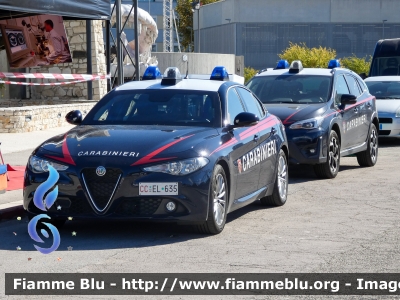 Alfa Romeo Nuova Giulia
Carabinieri
Nucleo Operativo Radiomobile
Allestimento FCA
CC EL 635
Parole chiave: Alfa-Romeo Nuova Giulia CCEL635 FieraDelLevante2024