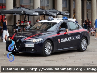 Alfa Romeo Nuova Giulia
Carabinieri
Nucleo Operativo Radiomobile
Allestimento FCA
CC EG 565
Parole chiave: Alfa-Romeo Nuova Giulia CCEG565